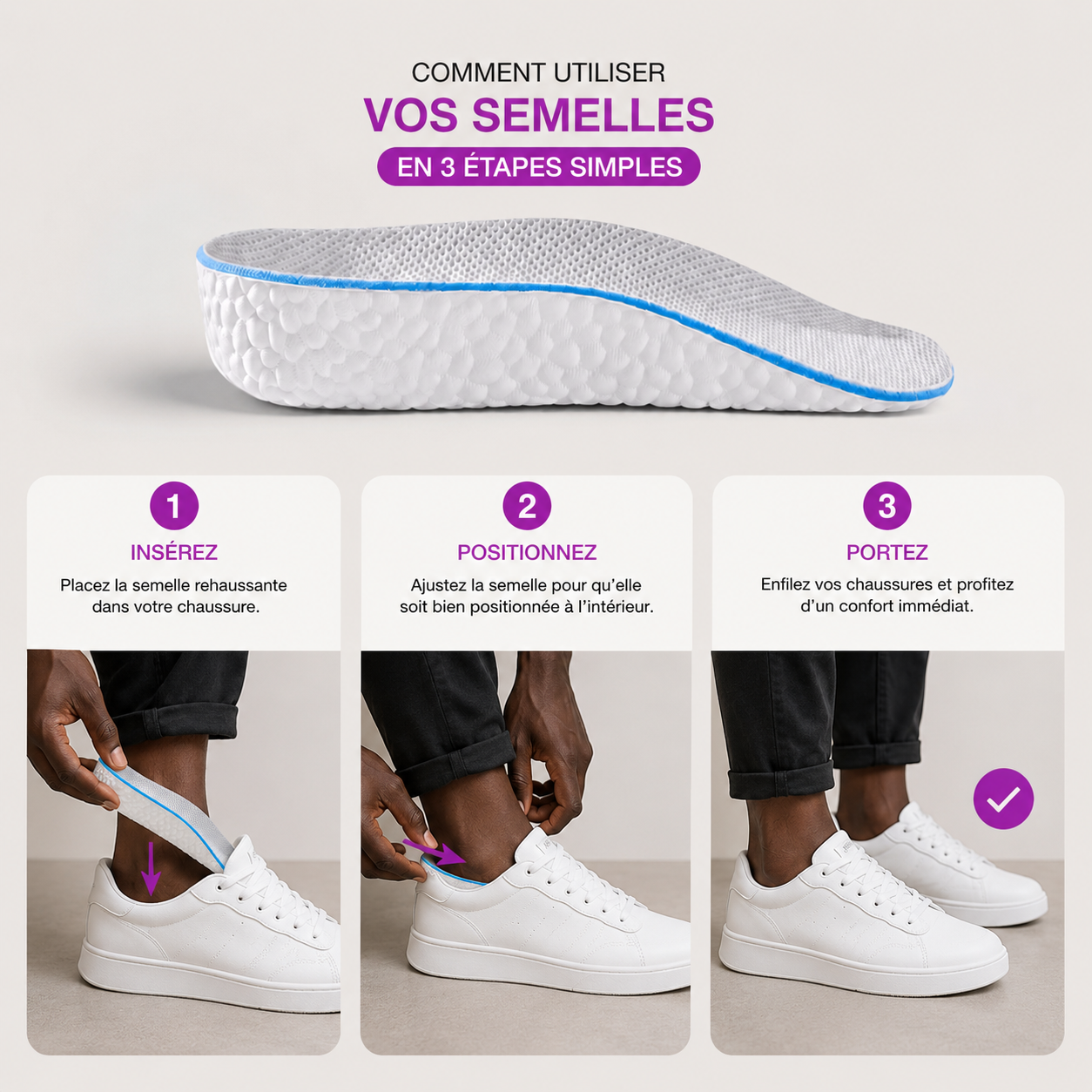 Semelles Rehaussantes